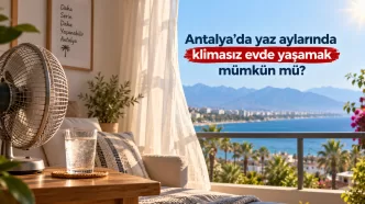 antalya klimasız ev
