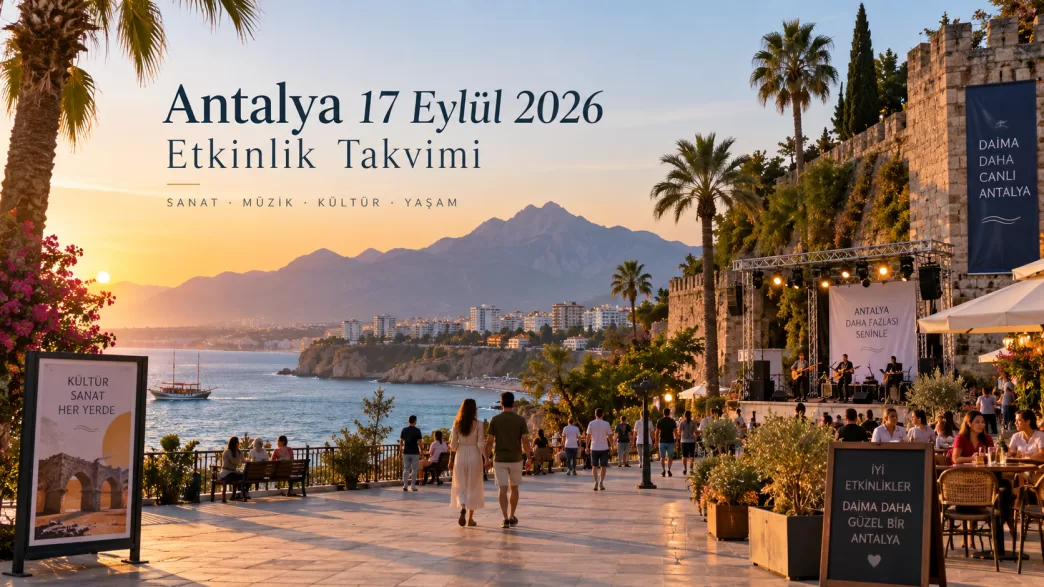 antalya 17 eylül 2026 etkinlik takvimi