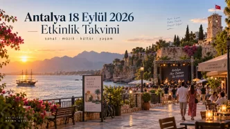antalya 18 eylül 2026 etkinlik takvimi