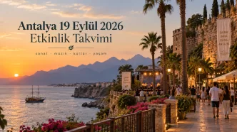 antalya 19 eylül 2026 etkinlik takvimi