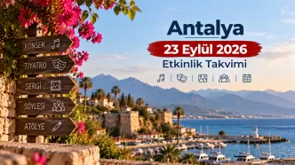 antalya 23 eylül 2026 etkinlik takvimi
