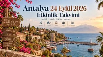 antalya 24 eylül 2026 etkinlik takvimi