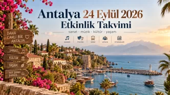 antalya 24 eylül 2026 etkinlik takvimi