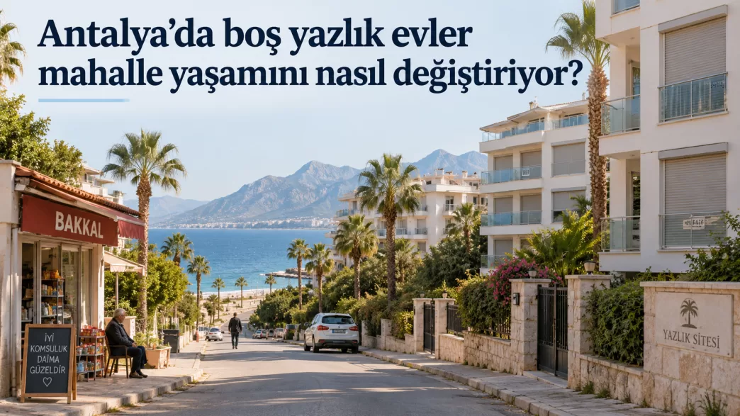 antalya boş yazlık evler