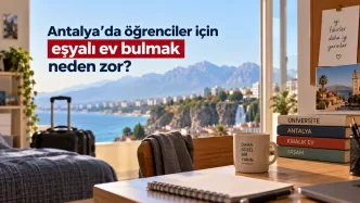 antalya öğrenciler için eşyalı ev