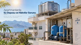 antalya su deposu hidrofor sorunları