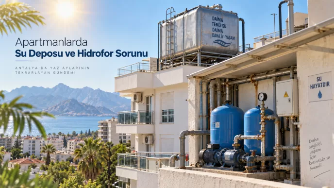 antalya su deposu hidrofor sorunları