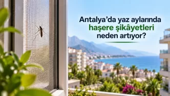 antalya yaz aylarında haşere şikâyetleri
