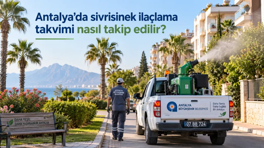 antalya sivrisinek ilaçlama takvimi
