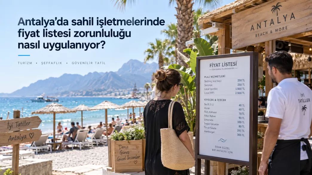 antalya sahil işletmeleri fiyat listesi
