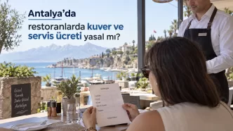 antalya restoran kuver servis ücreti