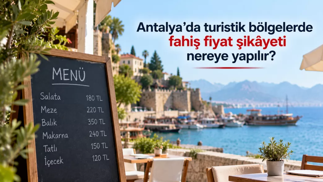 antalya fahiş fiyat şikâyeti