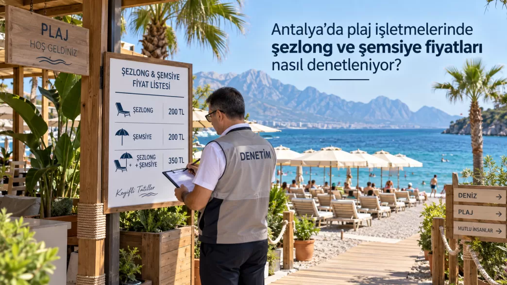 antalya plaj şezlong şemsiye fiyatları