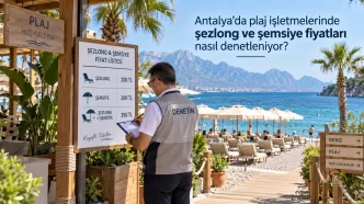 antalya plaj şezlong şemsiye fiyatları
