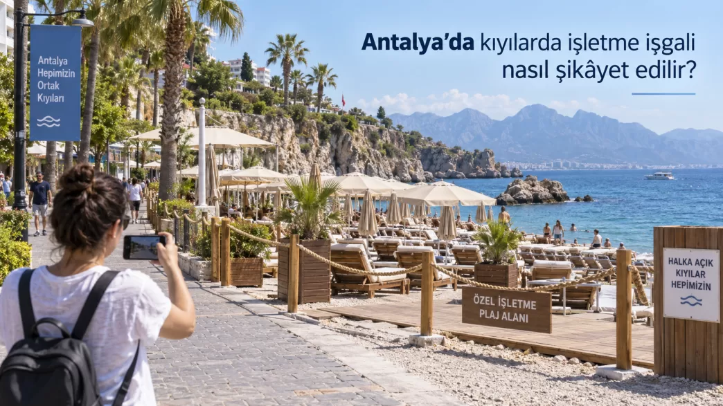 antalya kıyı işgali şikâyeti