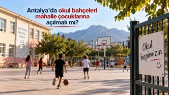 antalya okul bahçeleri