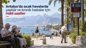 antalya sıcak havalarda riskli saatler