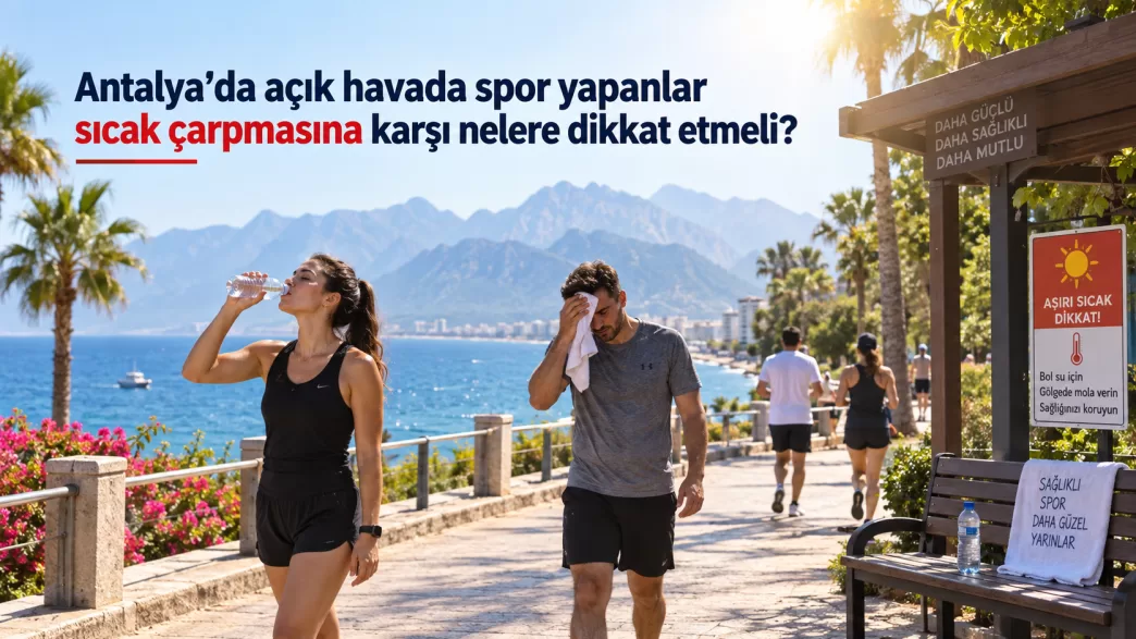 antalya sıcak havada spor