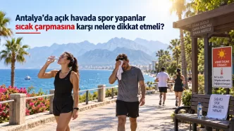 antalya sıcak havada spor