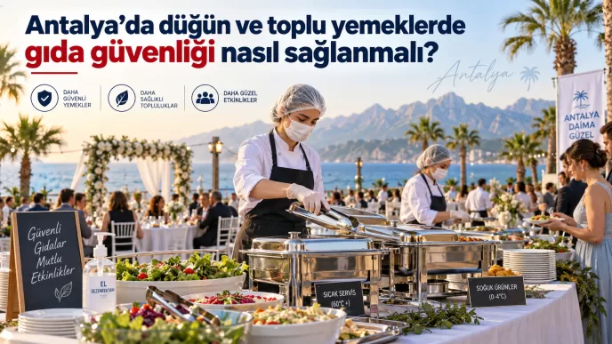 antalya düğünlerde gıda güvenliği