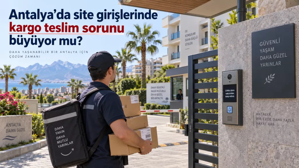 antalya site kargo teslimatı