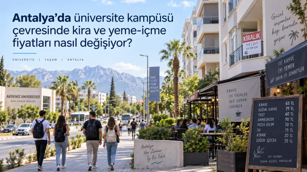 antalya akdeniz üniversitesi çevresi kira fiyatları