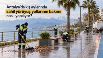 antalya sahil yürüyüş yolu bakımı