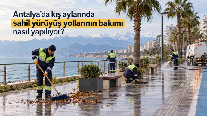 antalya sahil yürüyüş yolu bakımı