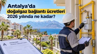 antalya doğalgaz bağlantı ücreti 2026
