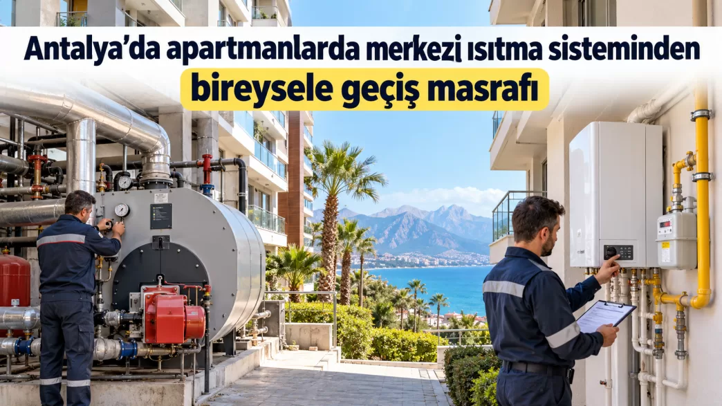 antalya merkezi ısıtmadan bireysele geçiş maliyeti
