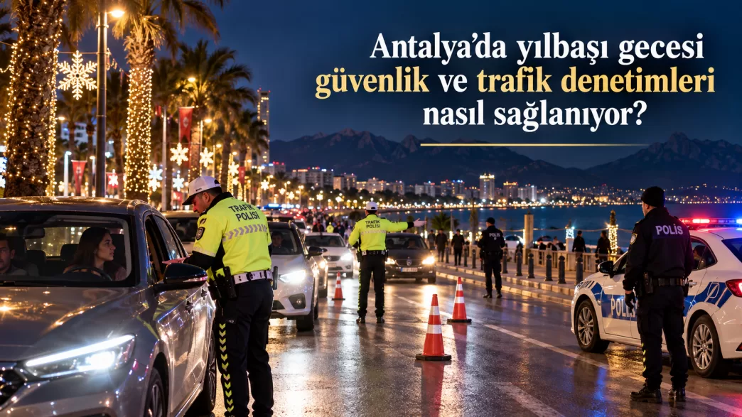 antalya yılbaşı güvenlik ve trafik denetimleri 2026